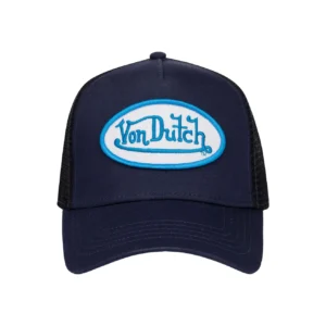 Navy, Blue & White Trucker