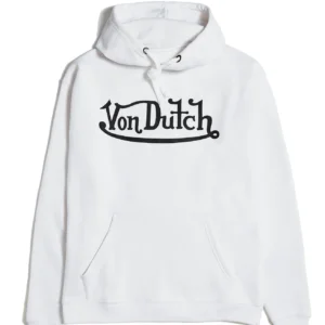 Von Dutch Black on White Hoodie